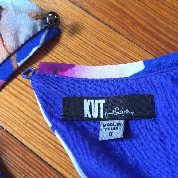 Kut from the Kloth Floral Sleeveless Seka Dress - Picture 8 of 8